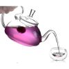 8-Piece Glass Teapot Set with 6 Glasses and Warmer