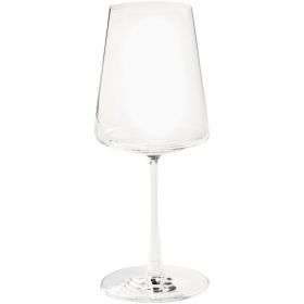 Better Homes & Gardens Clear Flared White Wine Glass with Stem, 4 Pack