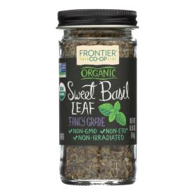 Frontier Herb Basil Leaf - Organic - Sweet - Cut And Sifted - .56 Oz