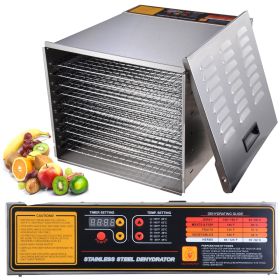 1200W 10 Tray Stainless Steel Dehydrator