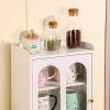 Joybos® Metal Desktop Display Cabinet With Drawers