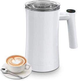 Automatic Stainless Steel Milk Frother (Option: White-EU)