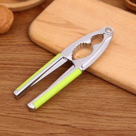 Multifunctional Walnut Cracker Nut Clip Funnel Walnut Pliers (Option: Green-Walnut Cracker)