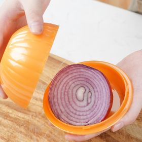 1pc Plastic Onion Storage Keeper Pod (Color: orange)