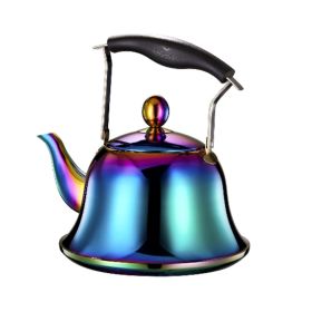 Whistling Kettle For Gas Stove Bouilloire 2l Stainless Steel Whistle Teabottle|water Kettle (Color: colorful)