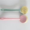 Home Pot Dishwashing Brush Long Handle Dish Bowl Cleaning Scrubber Natural Sisal Bristles Kitchen Supplies Tools And Accessories