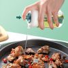 1pc Oil Dispenser; 2 In 1 Wide Opening Bottle With Silicone Brush; Glass Condiment Bottles For Kitchen Cooking; BBQ; Baking